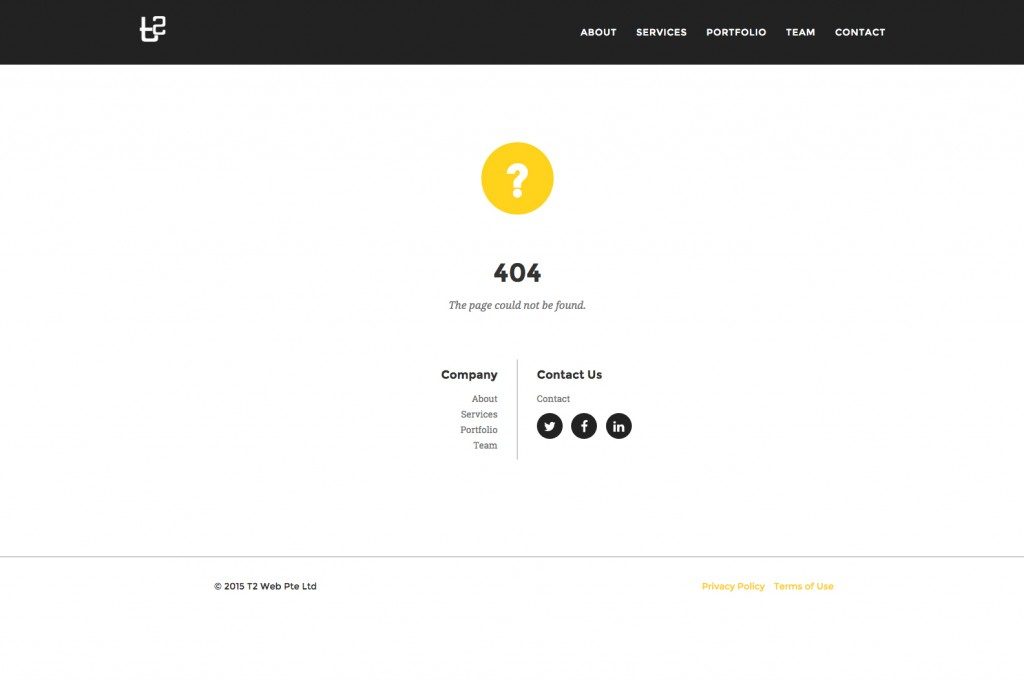 404 with Sitemap