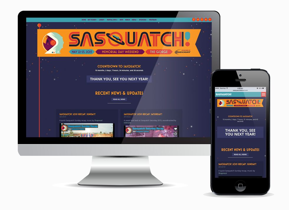 Responsive Design - Sasquatch