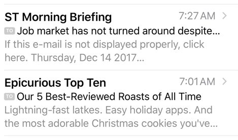 Difference in using preheaders